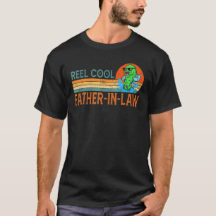 Männer Wirklich Cooler Schwiegervater Angler Schwi T-Shirt