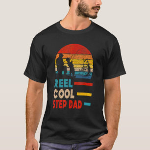 Männer Wirklich Cooler Stiefvater Fischer Daddy Va T-Shirt