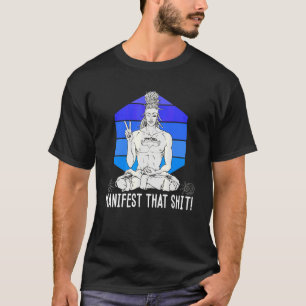 Männer Yoga Lotus  Einfach Manifestieren 1 T-Shirt