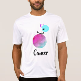 *~* Männer Zodiac Whimsical White Cancer Zodiac Fu T-Shirt