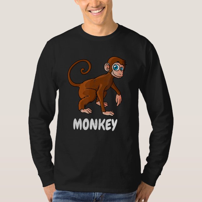 Männer Zootiere Affen T-Shirt (Vorderseite)