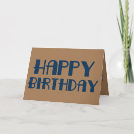Männer zum Geburtstag glücklich Karte
