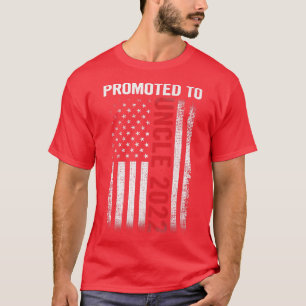 Männer zum Onkel 2022 Vatertag Patriotisch beförde T-Shirt
