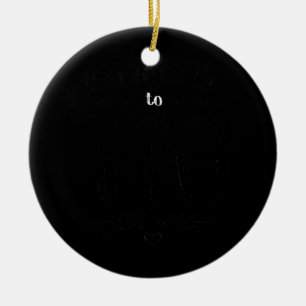 Männer zum Onkel befördert 2022 Lustig Vintage Neu Keramik Ornament