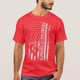 Männer zum Opa befördert Est 2023 Erster Vater T-Shirt