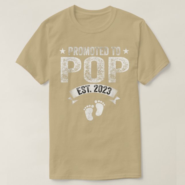 Männer zum Pop Est 2023 Gewitterte neue Großstadt T-Shirt (Design vorne)