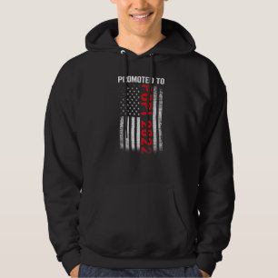 Männer zum Popi 2022 Vatertag befördert Patriotisc Hoodie