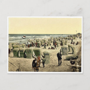 Männerbadeplatz, Norderney, Deutschland prächtig Postkarte