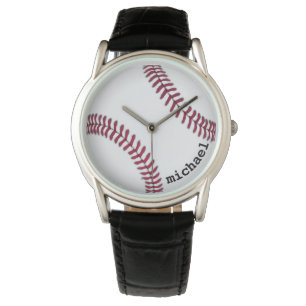 Männerbaseball sieht Personalisiertes Geschenk Armbanduhr