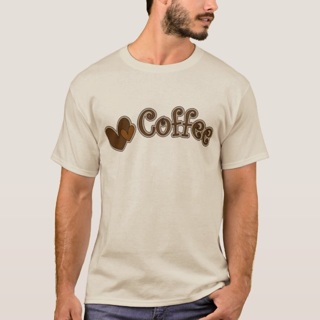 Männercoffee Lovers T - Shirt (Vorderseite)