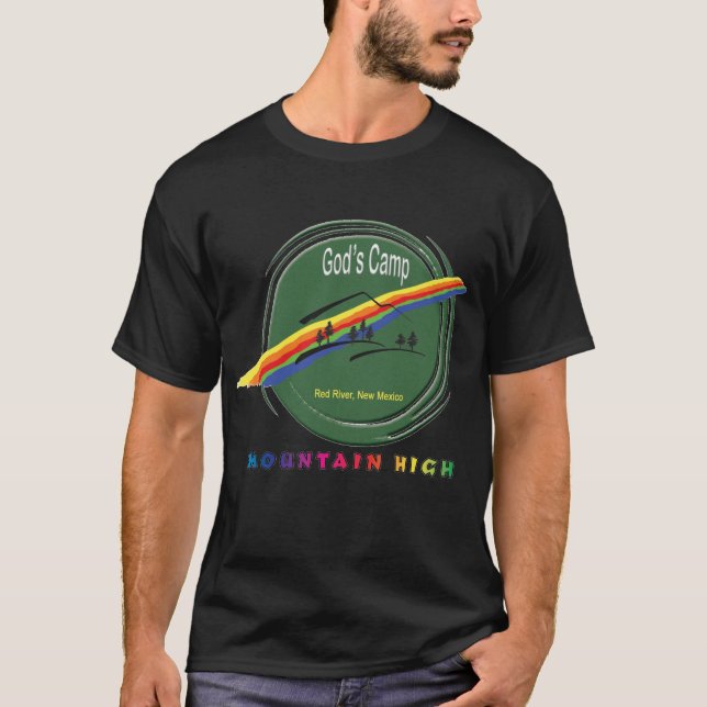 Männerdunkle Berge Hohes T-Shirt 2010 (Vorderseite)