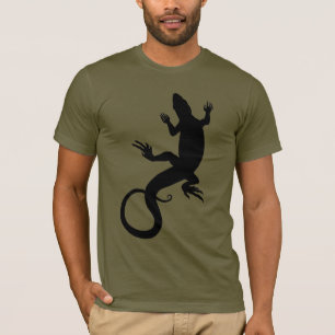 Männerechse T - Shirt Cool Reptile Lizard Art Shir