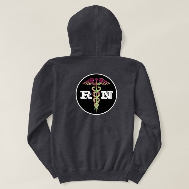 Männerernährung RN Caduceus Hoodie (Design Rückseite)