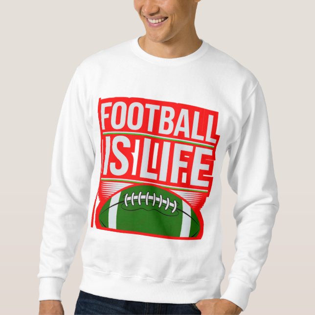 Männerfarbenes Digital Design Basic Sweatshirt - P (Vorderseite)