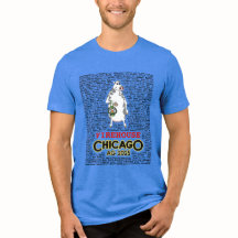 Männerfeuerhaus im T-Shirt Chicago mit Namen (rev)
