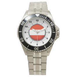 Männerflagge - Armband "Stainless Steel Bracelet W Armbanduhr