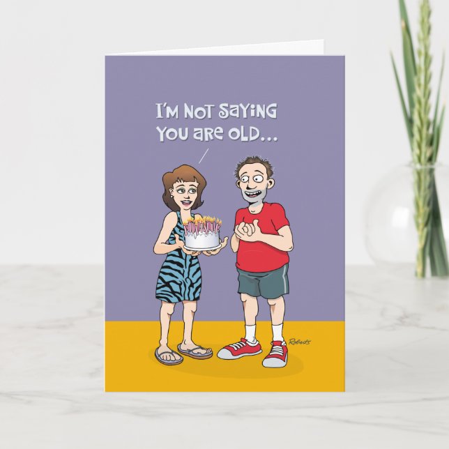 Männerfreude am 45. Geburtstag Karte (Vorderseite)