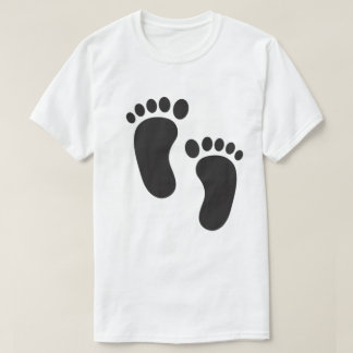 Männerfußabdruck T-Shirt