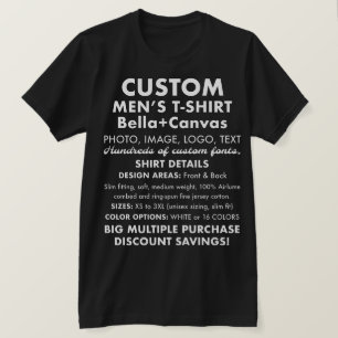 Männergewohnter Personalisierter T - Shirt