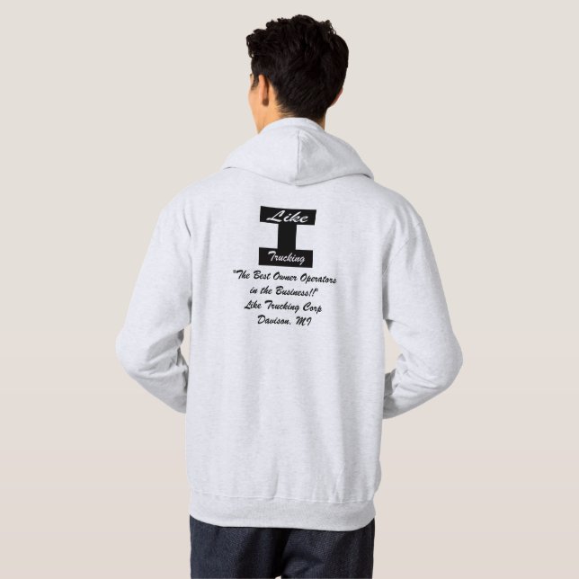 Männergrundhemd mit ähnlichem Logo Hoodie (Schwarz voll)
