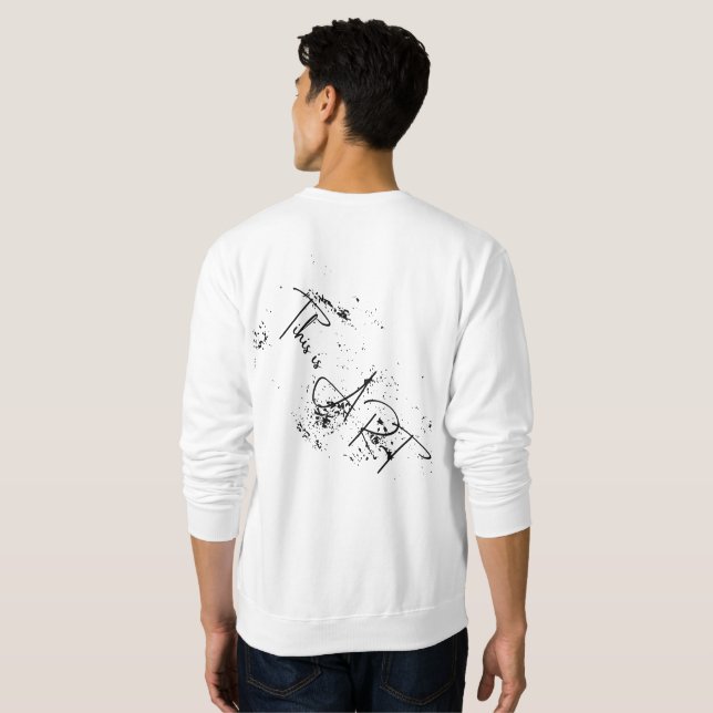 Männergrundhemd - Modern Premium Sweatshirt (Schwarz voll)