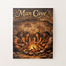 Männerhöhle Puzzle/Rätsel/Familienspaß Puzzle