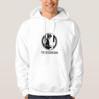 Männerhoodie mit TheSession Man Design (b&w) Hoodie