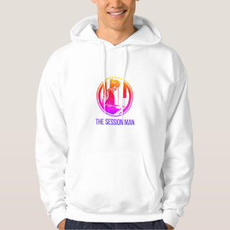 Männerhoodie mit TheSession Man-Design (Farbe) Hoodie