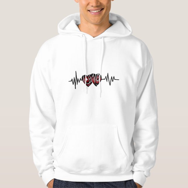 Männerhoodie-Sweatshirt Hoodie (Vorderseite)