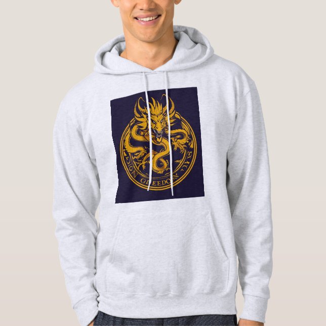 Männerhoodie und Sweatshirt (Vorderseite)