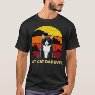 Männerkatze mit Sonnenbrille Bester Katze-Vater je T-Shirt