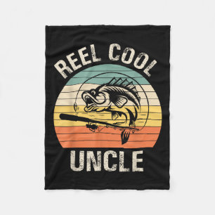 Männerkleie Coole Onkel Angeln Gefallen für Männer Fleecedecke