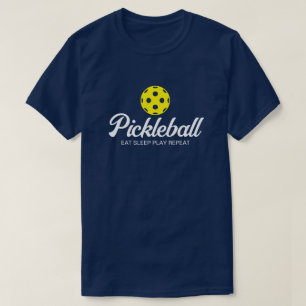 Männerpickleall in Shirt - marineblau
