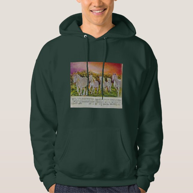 Männerpullover Hoodie (Vorderseite)