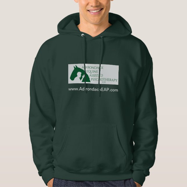 Männerpullover mit Adirondack-EAP-Logo Hoodie (Vorderseite)