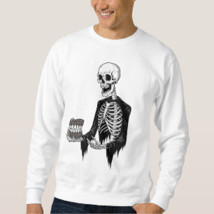 Männerpullover mit Skelett Sweatshirt
