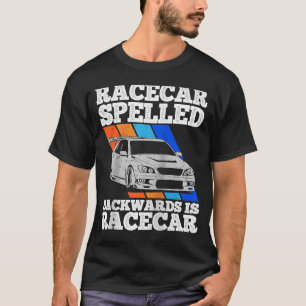 Männerrennwagen rückwärts geschrieben ist Rennwage T-Shirt