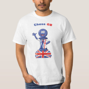 Männerschach-GB-Flag - Urheberrecht für T - Shir T-Shirt