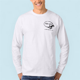 Männerspezifische Logos Lange Schlange Business Sh T-Shirt