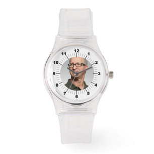 Männerüberwachung - Personalisiert - Silikonstreif Armbanduhr