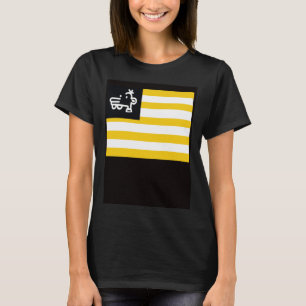 Mannesfahne für Gerechtigkeit und Unproblemlosigke T-Shirt