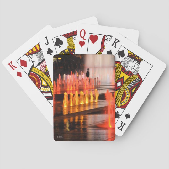 Mannesumriß Spielkarten (Rückseite)