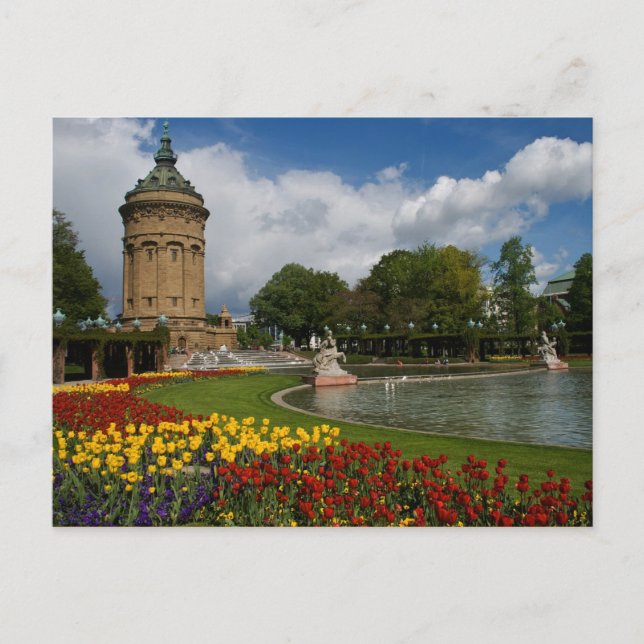 Mannheim, Deutschland Postkarte (Vorderseite)