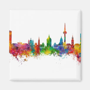 Mannheim Deutschland Skyline Magnet