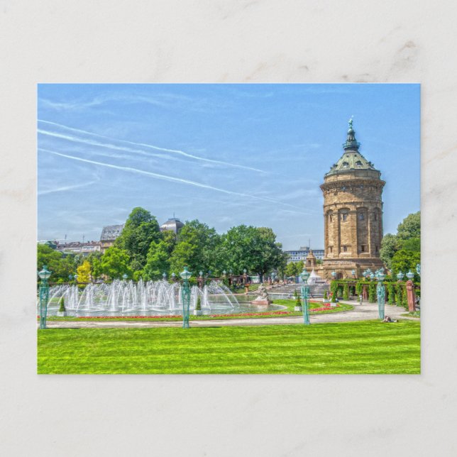 Mannheim Postkarte (Vorderseite)