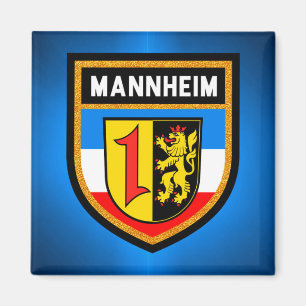 Mannheimer Flagge Magnet