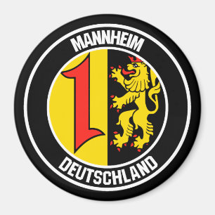 Mannheimer RundEmblem Magnet