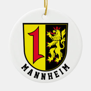 Mannheimer Wappen Keramik Ornament
