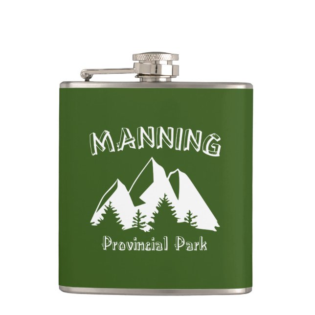 Manning Provincial Park Flachmann (Vorderseite)