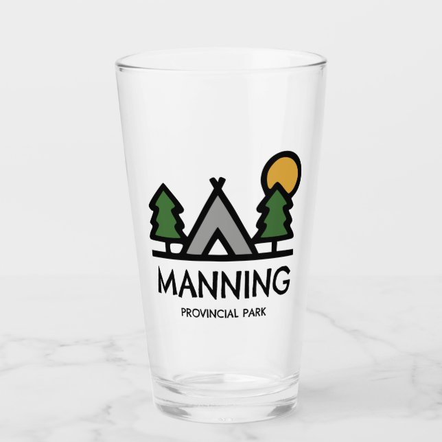 Manning Provincial Park Glas (Vorderseite)